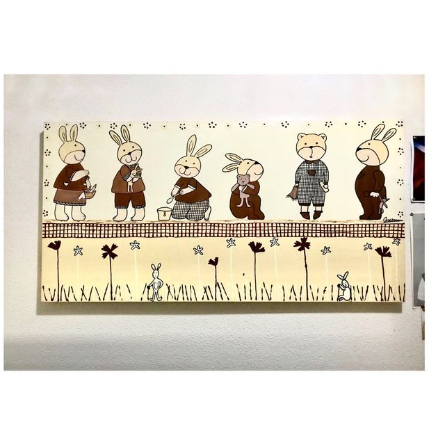 Cuadro infantil  hecho a mano