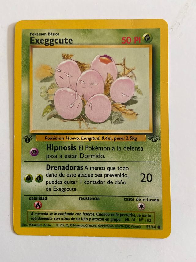 Carta Pokemon Exeggcute Jungle Set original de segunda mano por 4 EUR en  Getxo en WALLAPOP