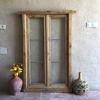 Ventana antigua de madera s.XIX
