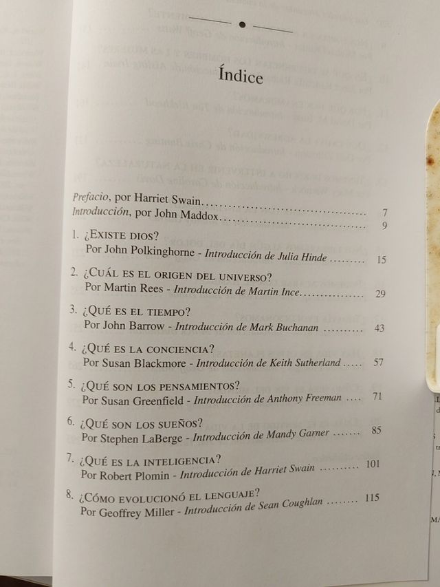 Las grandes preguntas de la ciencia