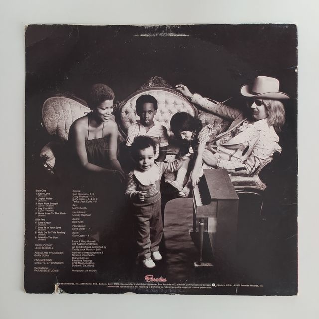 Leon & Mary Russell - Make Love to the Music LP