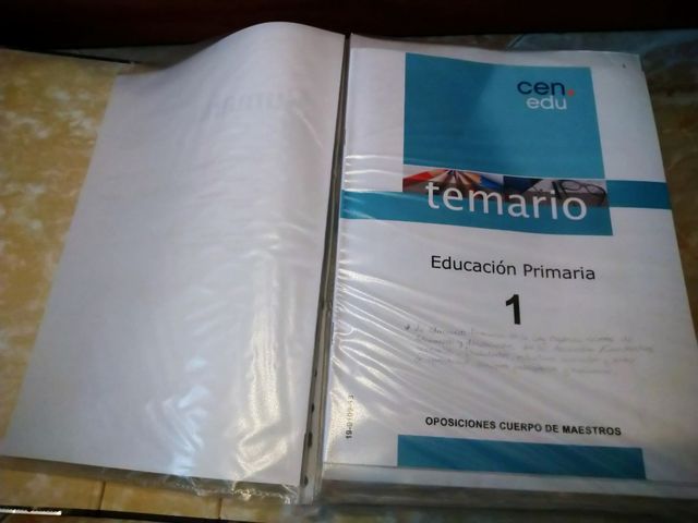 temario oposiciones Primaria Andalucía Cen.Edu