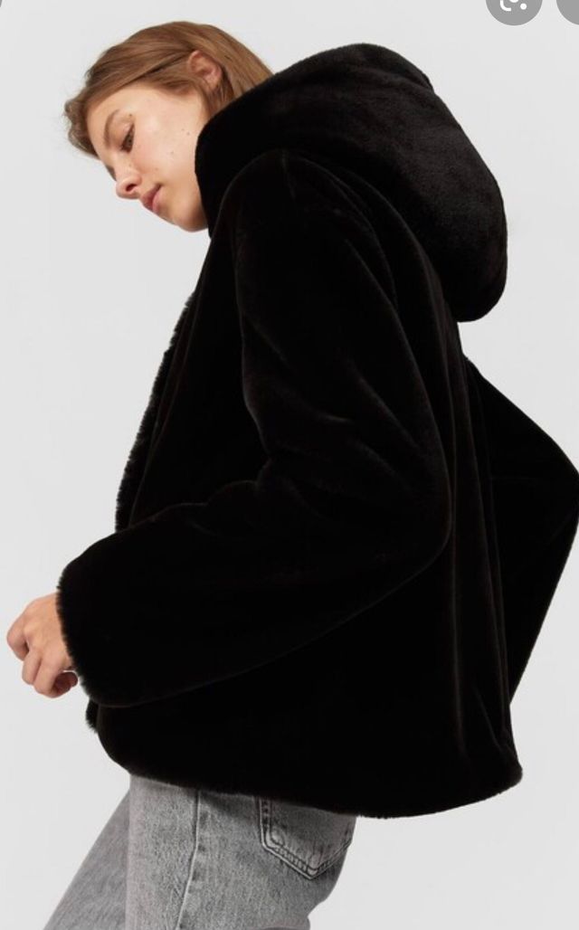 Chaqueta pelo negro NUEVA