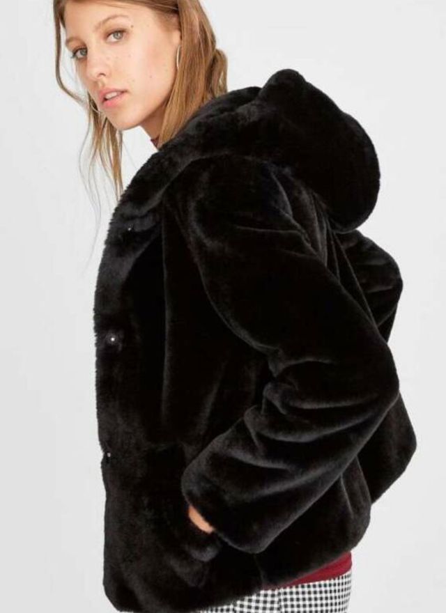 Chaqueta pelo negro NUEVA