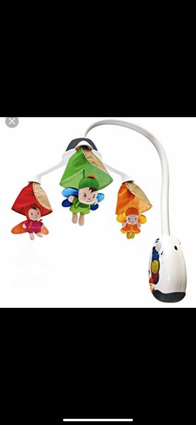 Movil carrusel cuna con música , luz de Chicco