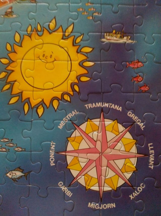 Puzzle de 142 piezas de comarcas de Cataluña