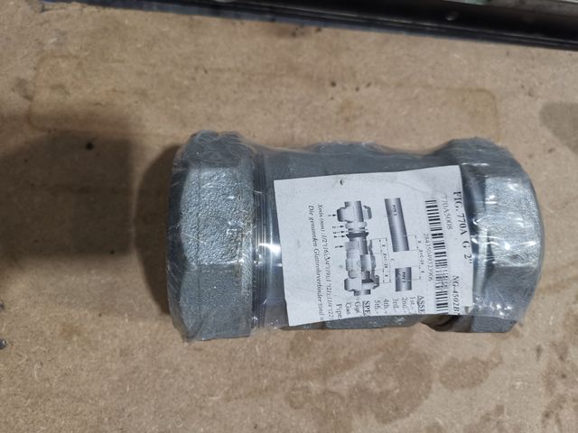Junta Rápida tubo 2" 700A50008 nuevo! 