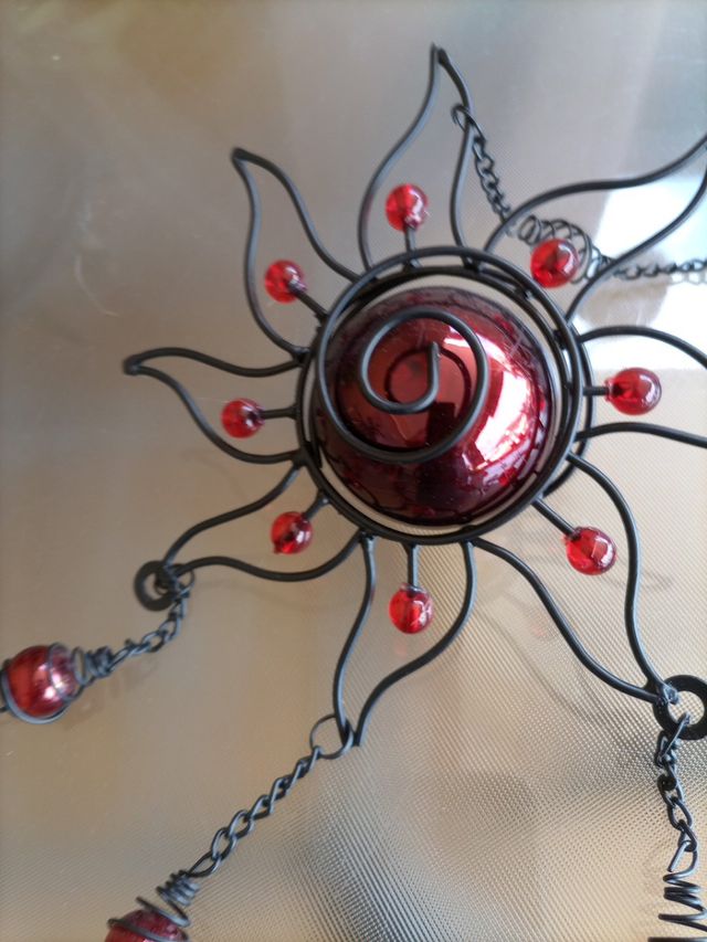 Movil decorativo siluetas de sol