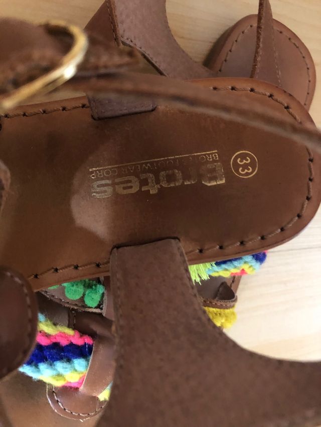 Sandalia niña, número 33