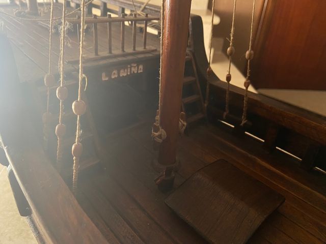 Barco ( La Niña ) réplica artesanal