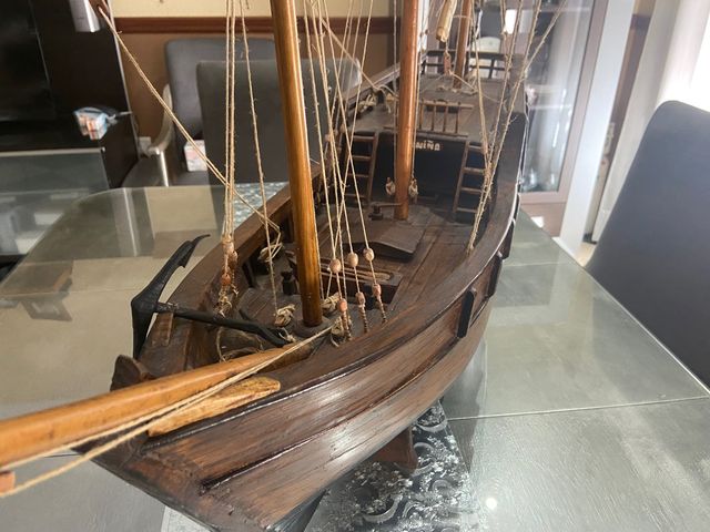 Barco ( La Niña ) réplica artesanal