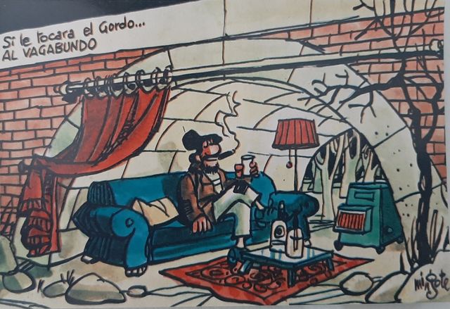 Coleção de 12 postais Mingote