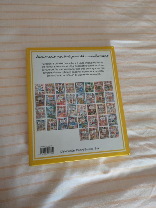 Diccionario para niños/as del cuerpo humano.