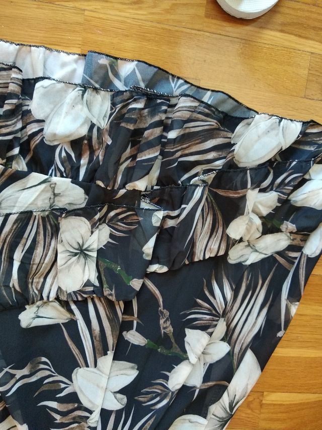 vestido manga larga veraniego