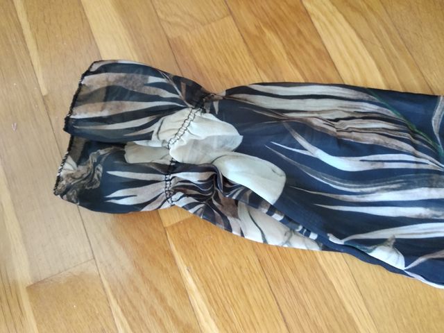 vestido manga larga veraniego