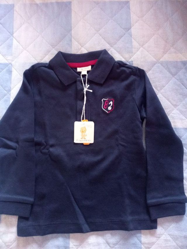 polo bambino manica lunga 34-36 mesi