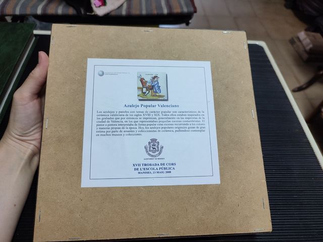 Azulejo popular valenciano Gimeno Martínez