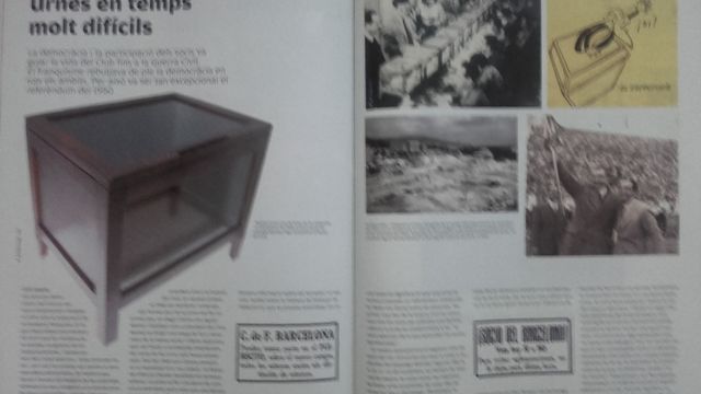 Revista oficial FC Barcelona Barça Referéndum Abri