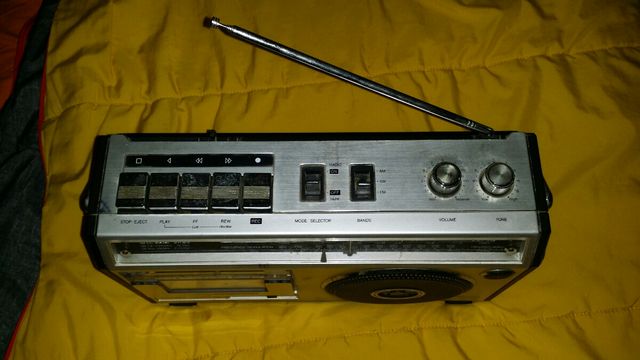 Radio cassette Retro vintage