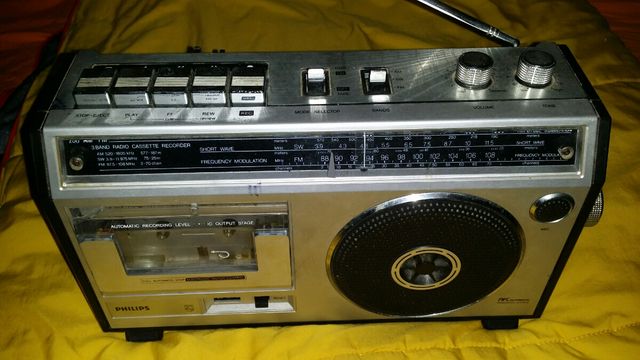 Radio cassette Retro vintage