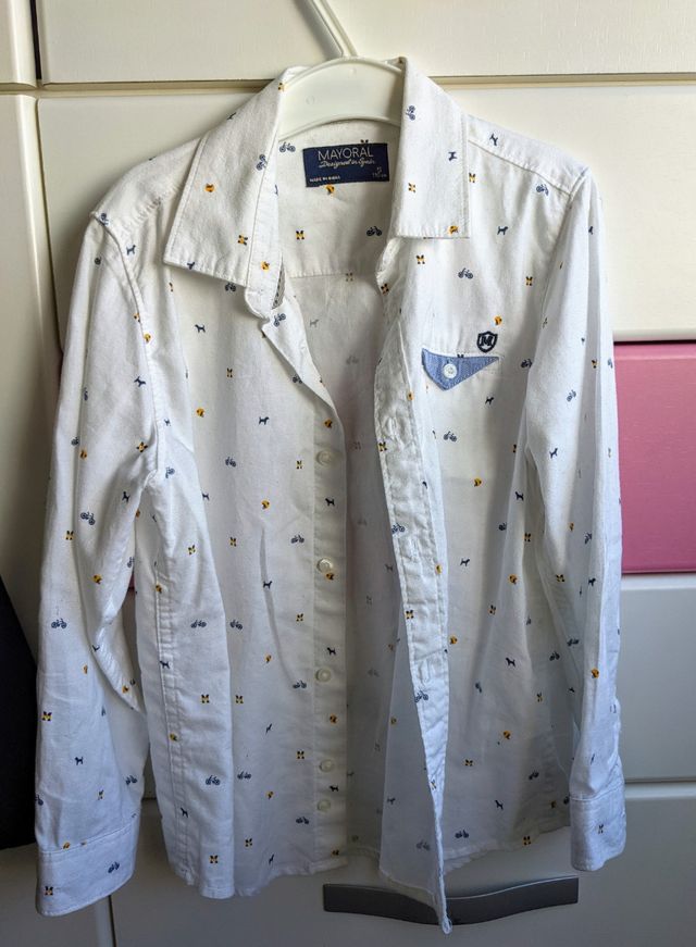 americana okaidi y camisa mayoral niño