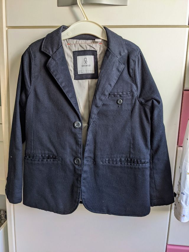 americana okaidi y camisa mayoral niño