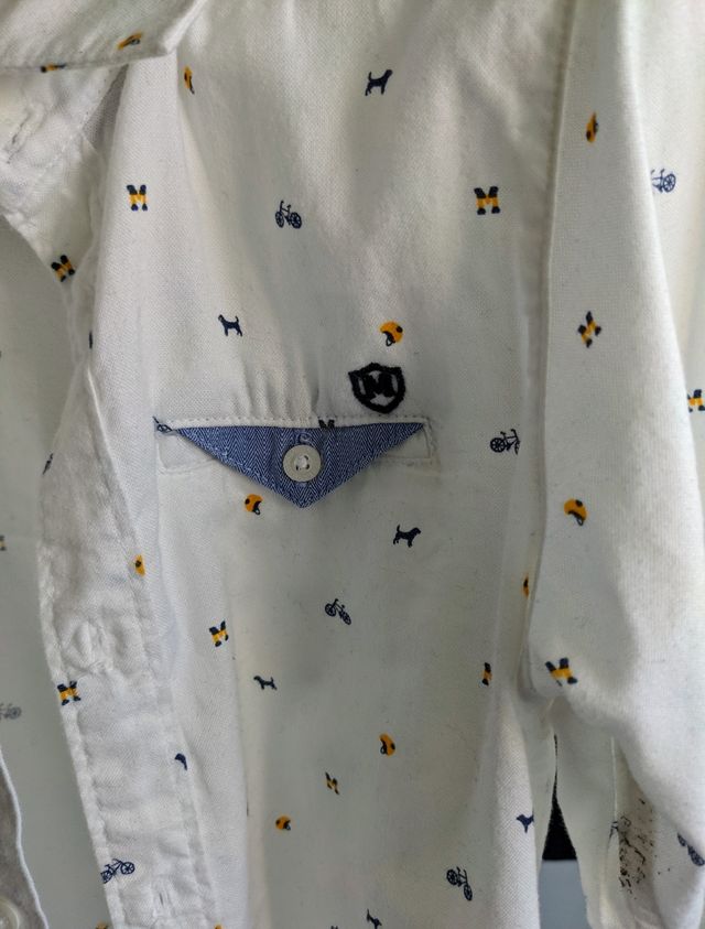 americana okaidi y camisa mayoral niño