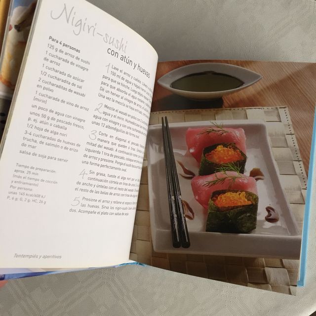 Libro de recetas, pescado y marisco