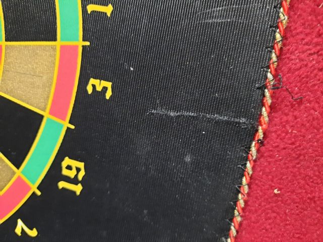 Banderín juego de dardos.