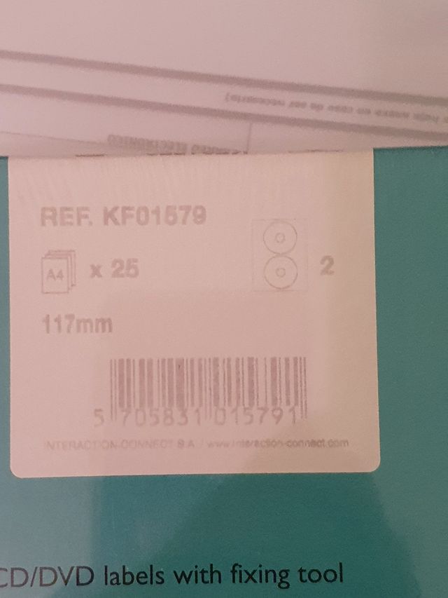 Pegatinas Cds para impresoras
