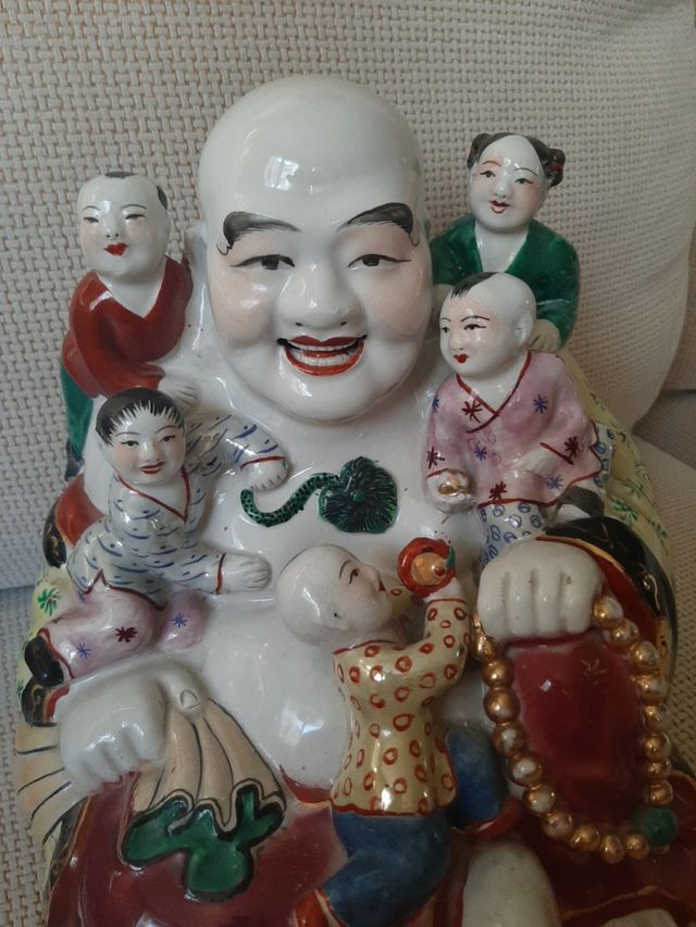 Buda chino porcelana