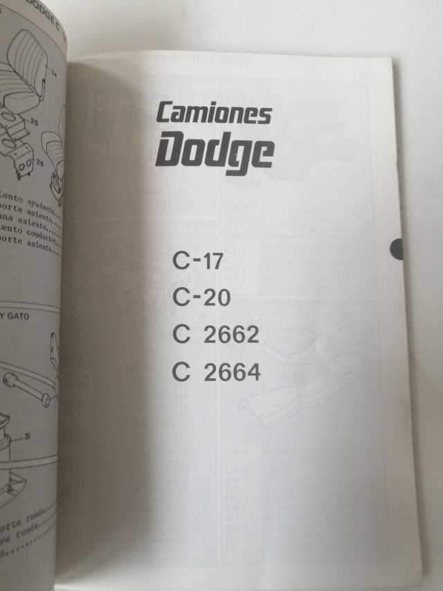 manual de despiece Camión Dodge