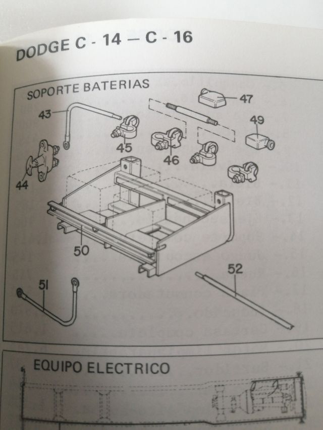 manual de despiece Camión Dodge