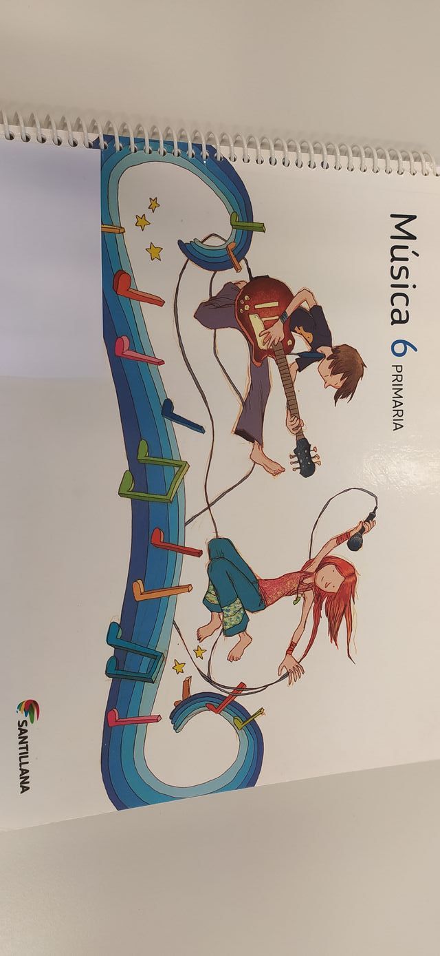 Libro de música 6 primaria Santillana