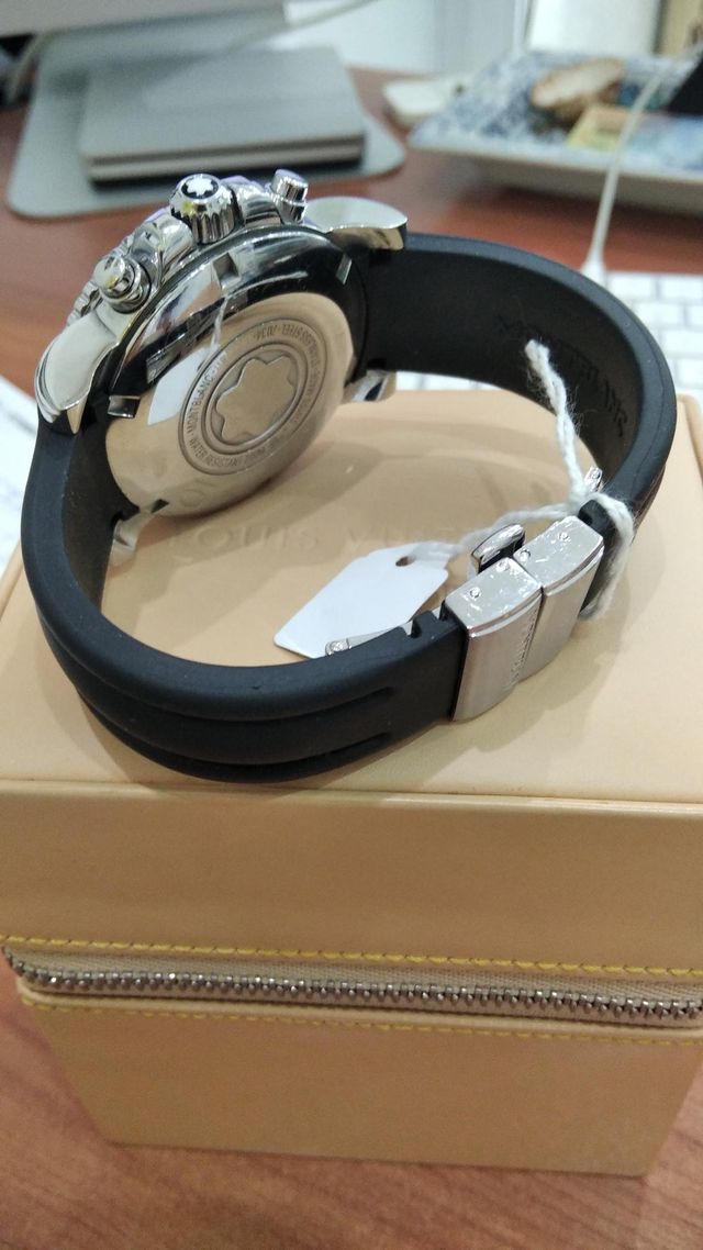 OROLOGIO CRONOGRAFO MONTBLANC MEISTERTUCK IN ACCIAIO