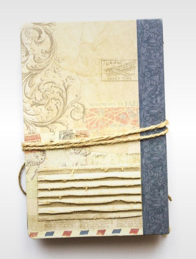 Cuaderno/diario de viaje Rodeo. Hecho a mano.