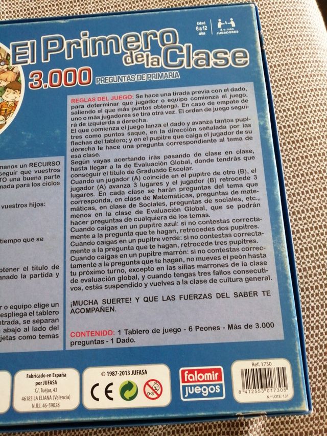 Juego de mesa infantil