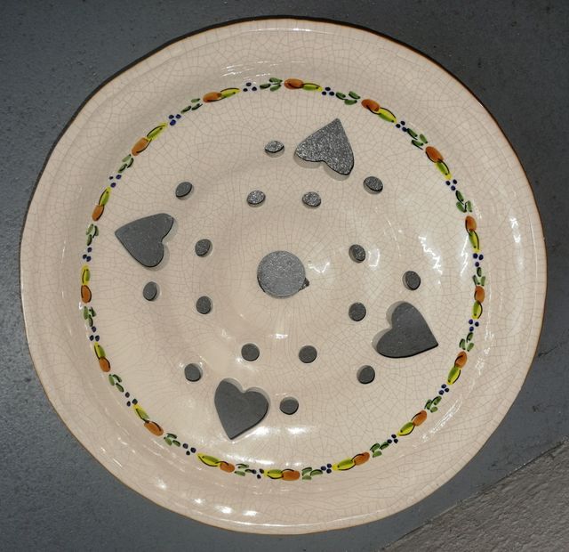 Lampara de cerámica.