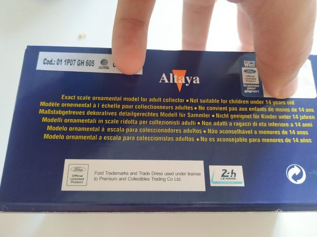 Ford MK2 #2  1/43 b. mclaren (Ford GT)