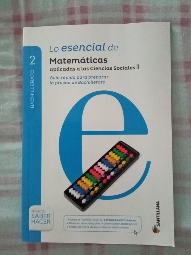 guía rápida matemáticas 2 bach