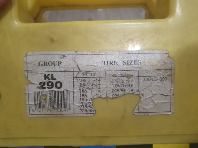 Cadenas de nieve para el coche