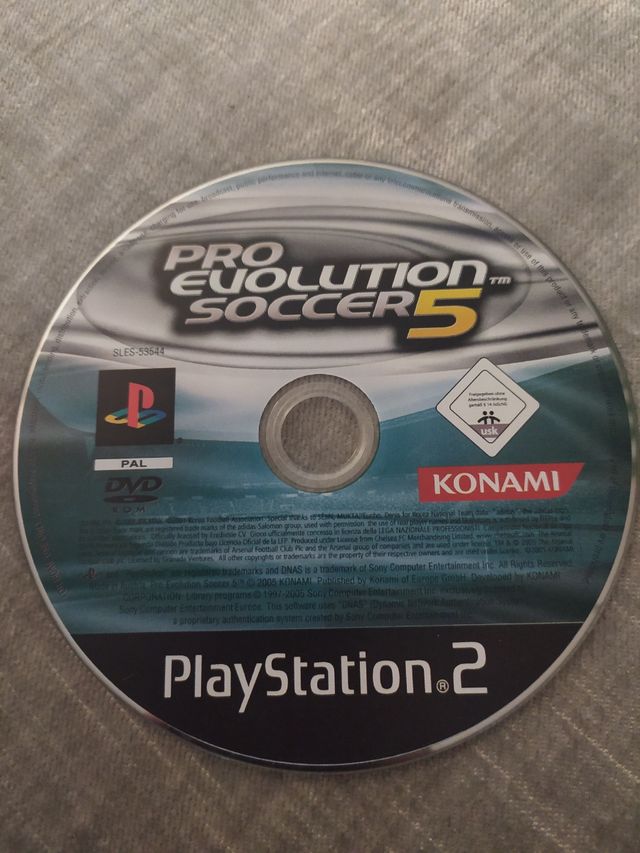 juego Ps2 Pro evolution soccer 5