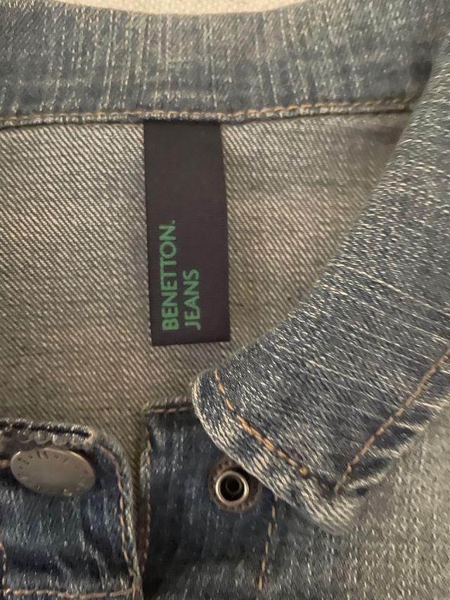 Cazadora vaquera Benetton niña talla 4-5