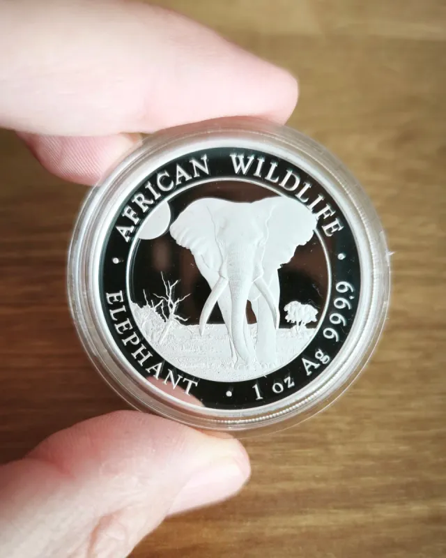 Moneda plata 1 OZ  9999 PLATA COLOIDAL