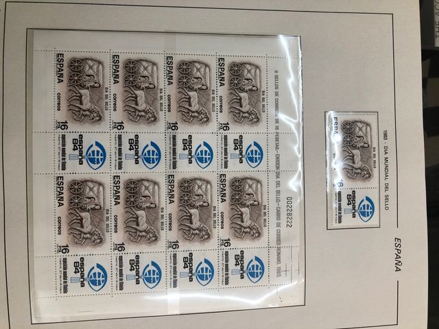 Álbum de sellos 1981-1986