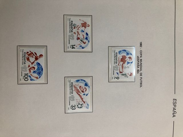 Álbum de sellos 1981-1986