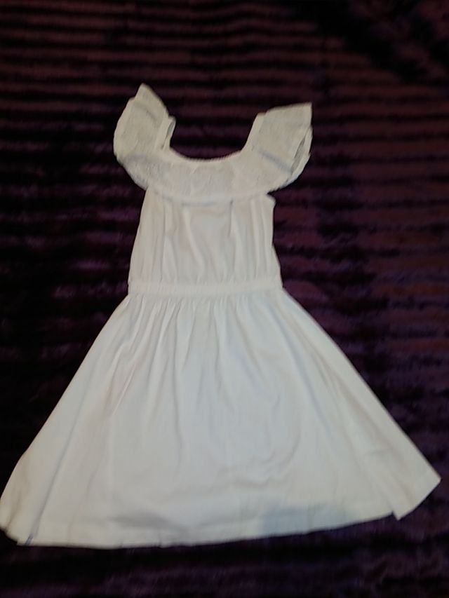 Vestido blanco talla 9-10 años