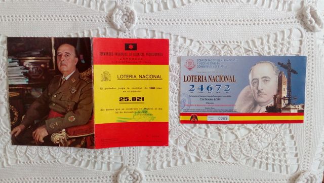 Libro Francisco Franco El Caudillo Lotería Sellos