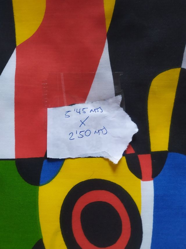 1 PIEZA TELA JUVENIL 5,45 MTS X 2,50