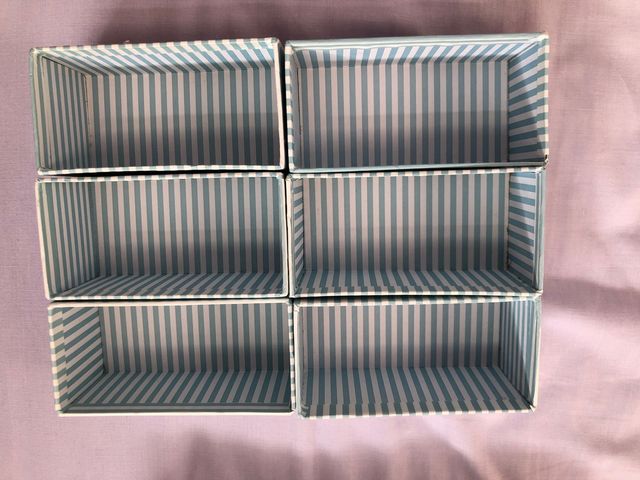 Cajita decoración azul y blanca